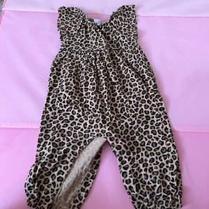 Leopard / cheetah jumpsuit old navy